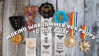 Making lots of Warhammer 40K props to give away