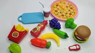 ASMR | Pretend Play Kitchen 🍌 Cutting Play Food Set *velcro sounds*