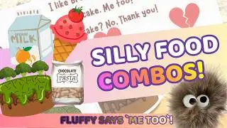 INTERACTIVE FOOD CHOICES BUSY BOOK- ME TOO GAME WITH FLUFFY