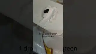 how to make tan green colour # colour mixing #green#brown