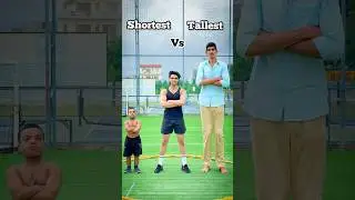 Shortest Vs Tallest ?💪🏻💥