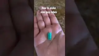 How to make mini pop tube! #diy #fidgets #poptubes #viral #fidgets #diy #satisfying