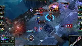 Full AP Nunu in ARAM Quadra kill highlight.