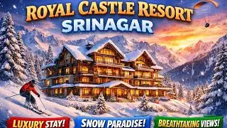 Royal Castle Resort Srinagar 😍 | Luxury Stay in Kashmir&rsquo;s Snow Paradise #opencamerabyfauzia #travel 