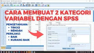 Cara Membuat Kategori Variabel Dengan SPSS (2 Kategori)