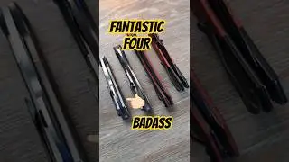 4 EDC Badass Must See Folding Knives