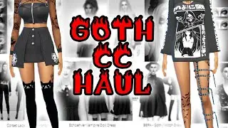 Goth & Punk CC Haul + LINKS || The Sims 4