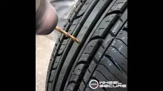 Wheelsecure Test de crevaison environ 5 mm de diam&egrave;tre Pneu Tourisme