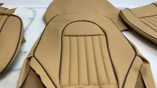 Austin Healey BJ8 (3000) - Front Seat Cover Kit (Alternative Piping)