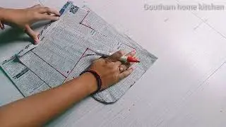 very easy బ్లౌజ్ పేపర్ కటింగ్ in beginners 👍 టైలరింగ్