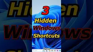 Did You Know These 3 Secret Windows Tricks? #shorts