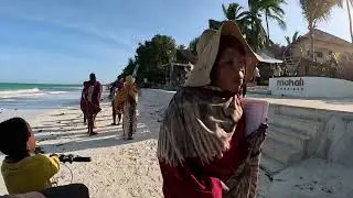 Paje Beach, Zanzibar - Caminata en la arena de la playa
