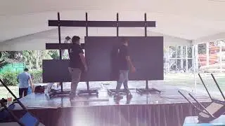 VIDEOWALL - Instalaci&oacute;n por DISPLAYTECH- Six Flags Hurricane
