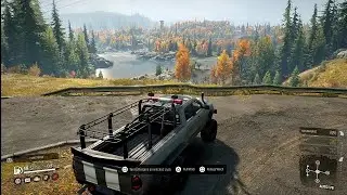 SnowRunner PS4 Pro | Gameplay | 6x6 Deep Mud, Dangerous Hill Climb and Swamp Land Crossing