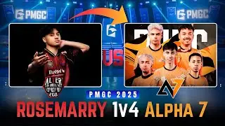 AE Rosemarry 1v4 Alpha 7 | PMGC 2025 | Clutch Kings | 