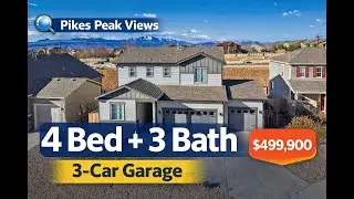 Modern Richmond Home Pikes Peak Views 6272 Anders Ridge Ln 4 Beds 3 Baths 3 Car Garage $499,900