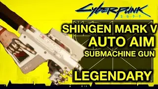 Cyberpunk 2077 &ndash; Shingen Mark V Legendary Iconic Weapon - Auto Aim Smart Submachine Gun