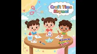 Craft Time Rhyme for Kids ✂️🎨 | Fun Cutting, Coloring & Crafting Song
