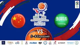 2024 IWBF Asia Oceania Championships I 5 - 8 Crossover I Men's I  CHN VS KSA