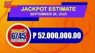 [LIVE] PCSO 9:00 PM Lotto Draw - September 25, 2025