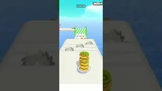 pancake Run 3D Level 35 🤑😲😱 Android,IOS | #shorts #pancake #gameplay #gaming  #mobilegames