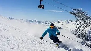 Ischgl: Skibetrieb mit Super-Schnee