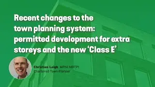 Recent changes to the town planning system: permitted development rights for extra storeys (Sept 20)