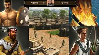 AOE3 DE - AIZAMK vs PSIONIC $50 SHOWMATCH!