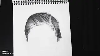  LITTLE GIRL HAIR DRAWING  | step by step sketch #arthairsketch 