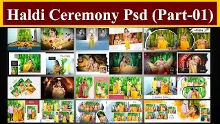 12x36 Haldi Ceremony Psd Free Download || Free Psd Download || Part-01
