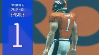 Madden 17 Career Mode - Ep. 1 - Division Playoffs - Broncos Vs Raiders - Lets Play