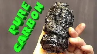 BLACK DIAMOND FROM A SODA CAN!!!   Pure Carbon