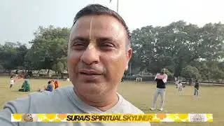 Live- Aiding ISKCON book distribution with Kirtan at town park, Faridabad