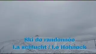 Ski de randonnée La Schlucht / Le Hohneck   Vosges  Février 2020