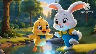 Save the Forest | Cute Rabbit and Chick 3D Cartoon Story| #story #cartoon #viral #moralstory 