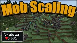 Mob Scaling V2 Addon Minecraft PE (MCPE) Bedrock Edition Mod