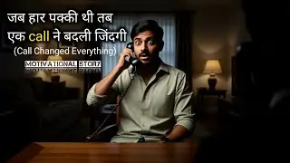 जब हार पक्की थी, तब एक call ने बदली जिंदगी | One Call Changed Everything | Hindi Motivational story 