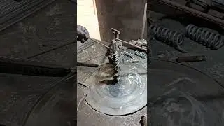 Bending steel flower fence