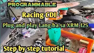 Programmable Racing CDI plug and play lang ba sa RXM 125 Step by step tutorial.