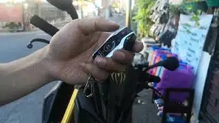 Motorcycle Alarm System installed on Yamaha MT15