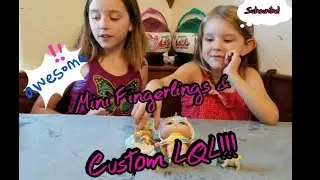 We Unbox Mini Fingerlings + Custom LQL Rainbow Unicorn by Yascustoms