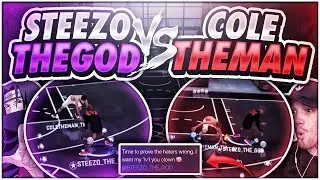 STEEZO PULLS UP ON COLETHEMAN AND BREAKS HIS ANKLES AFTER TALKING TRASH! DRIBBLE GOD VS DRIBBLE GOD!