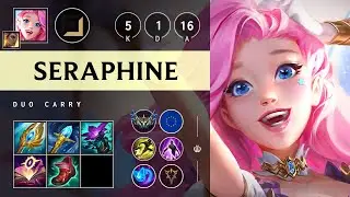 Seraphine Carry vs Kai'Sa - EUW Challenger Patch 25.21