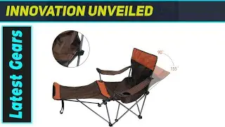 Amazing MCCKLE Camping Lounge Chair with Footrest: Your Outdoor Oasis!
