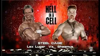 WWE 2k15 Личное первенство по правилам Steel Cage бой между Lex Luger - Sheamus 11