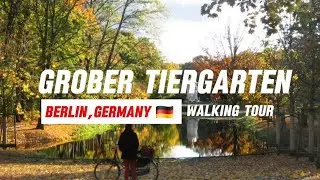 Walking Tour of Grober Tiergarten Berlin | 8K Walking Video Berlin Germany