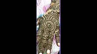 beautiful stylish full hand Arabic mehndi design/front hand heena art|
