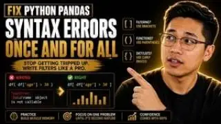 Pandas DataFrame Filtering Mistakes: Live Coding Interview Coaching Session (Real Mock Practice)