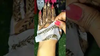 Stylish Mehndi Design &hearts;️ #shorts #mehndi #trending #stylish #latest #arabic #henna #mehandi #video