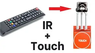 How to make remote control on/off switch with TTP223 touch sensor